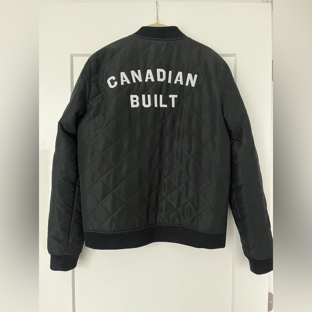 Peace Collective Black “Canadian Built” Quilted Jacket